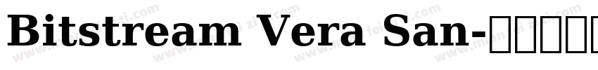 Bitstream Vera San字体转换